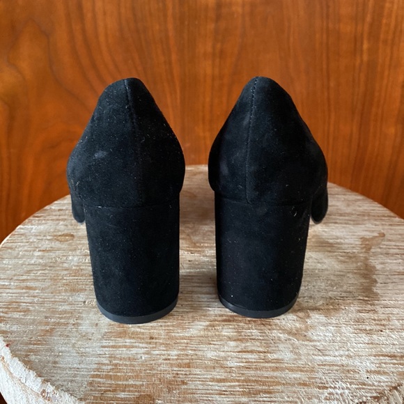Anthropologie Black Block Heels - Picture 4 of 5